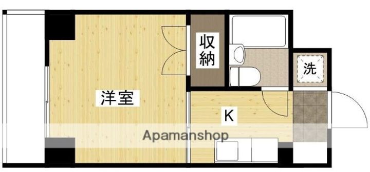 広島県広島市西区天満町の賃貸マンションの間取り