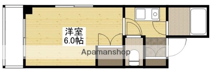 サンライズ矢賀Bの間取り