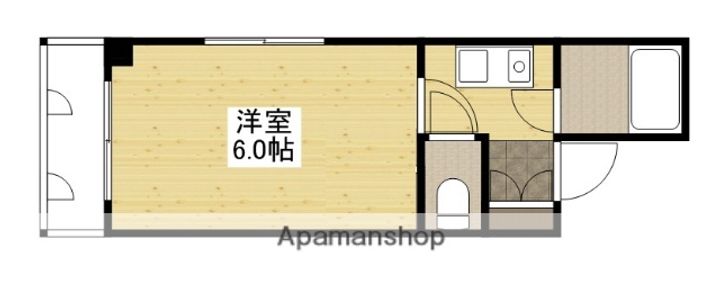 サンライズ矢賀Bの間取り