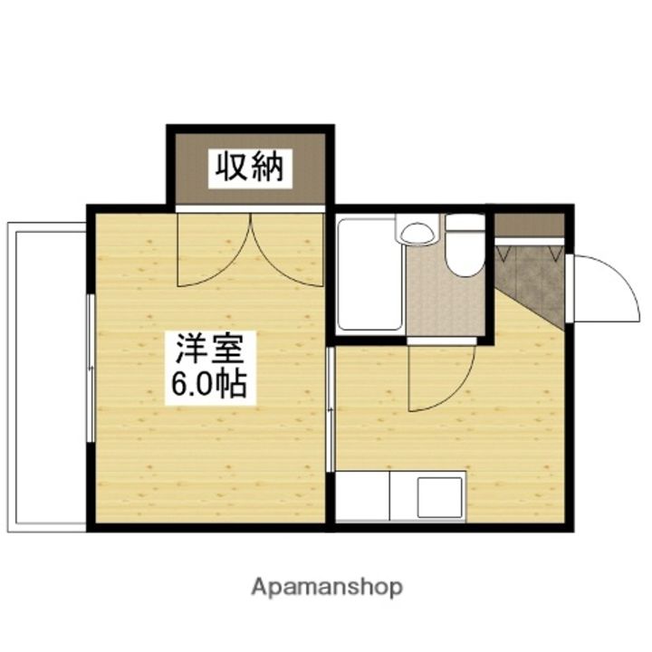 広島県広島市安佐北区可部南4丁目の賃貸マンションの間取り