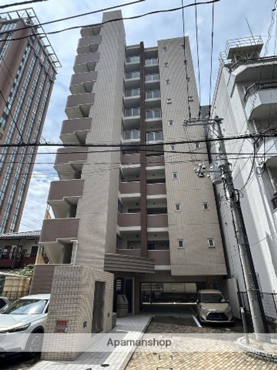 広島県広島市中区小網町の賃貸マンションの外観