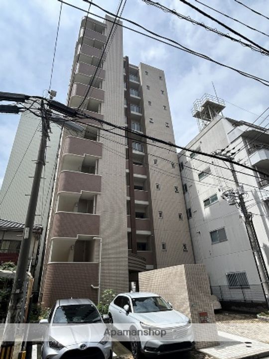 広島県広島市中区小網町の賃貸マンションの外観