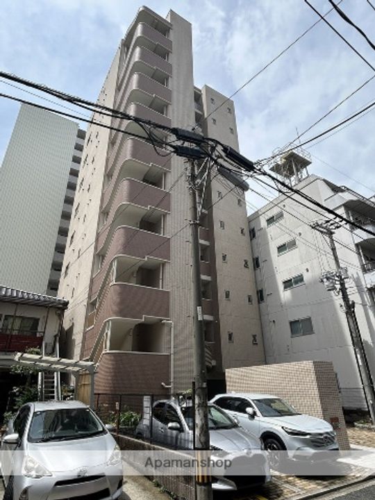 広島県広島市中区小網町の賃貸マンションの外観