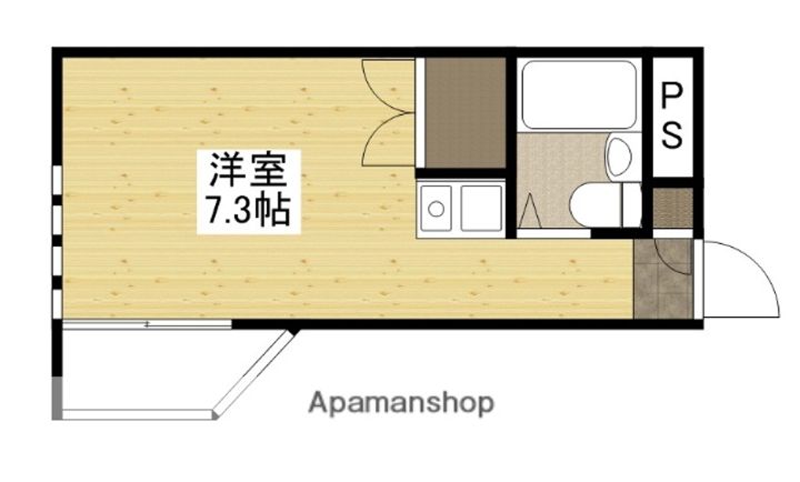 広島県広島市安佐南区緑井3丁目の賃貸マンションの間取り