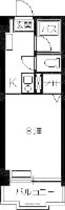 広島県広島市中区舟入幸町の賃貸マンションの間取り