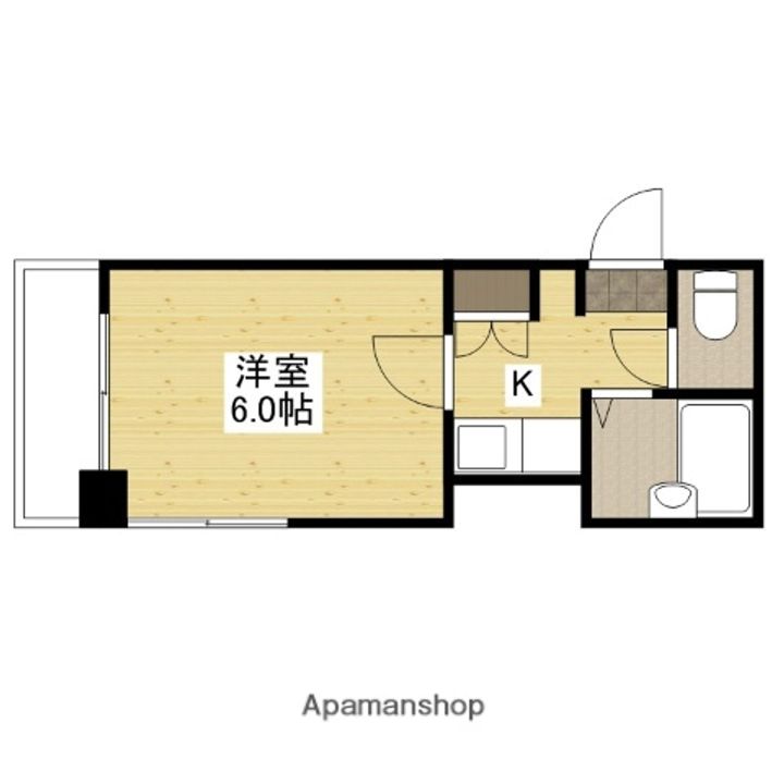 広島県広島市西区楠木町1丁目の賃貸マンションの間取り