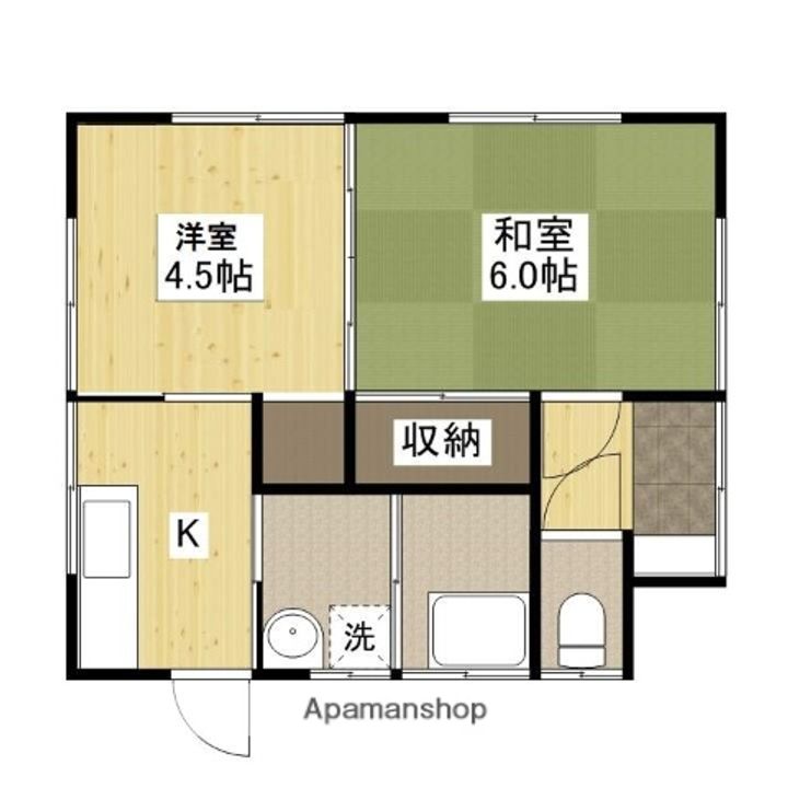 広島県広島市安佐南区中筋2丁目(一戸建)の賃貸物件の間取り
