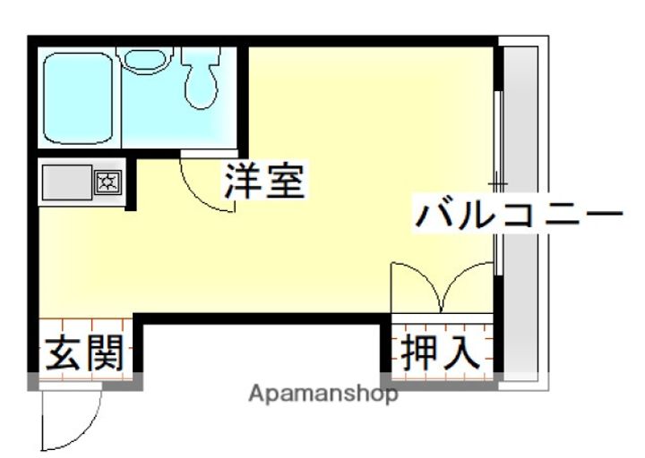 広島県広島市南区宇品御幸5丁目の賃貸マンションの間取り
