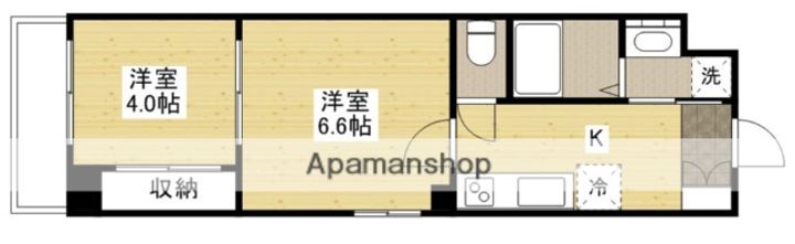 パレグレース西十日市の間取り