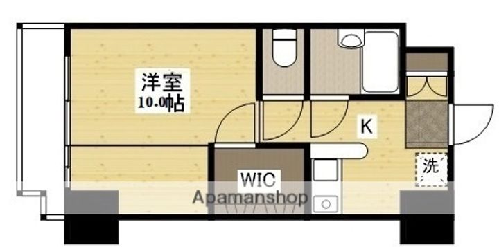 広島県広島市中区中島町の賃貸マンション902の間取り