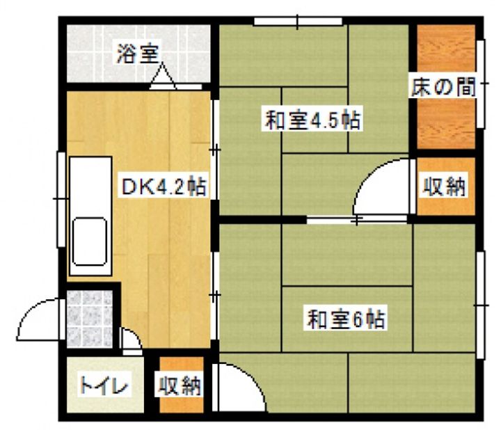 池田アパート103号室の間取り