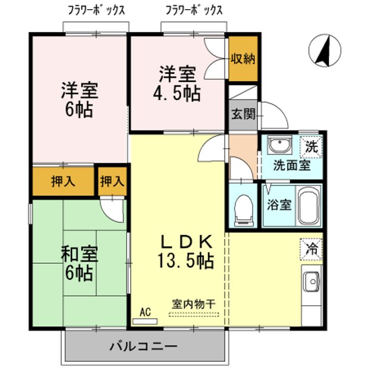 ビューラーMB棟の間取り