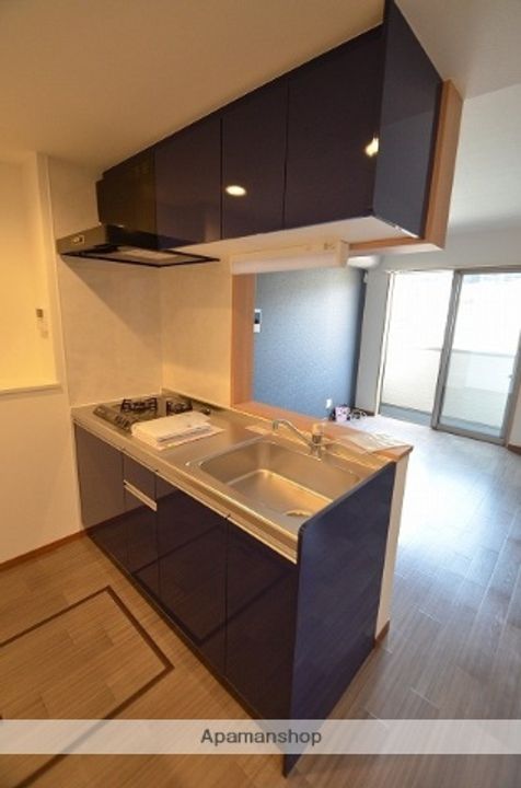 広島県広島市安佐北区可部町大字上町屋の賃貸アパートのキッチン