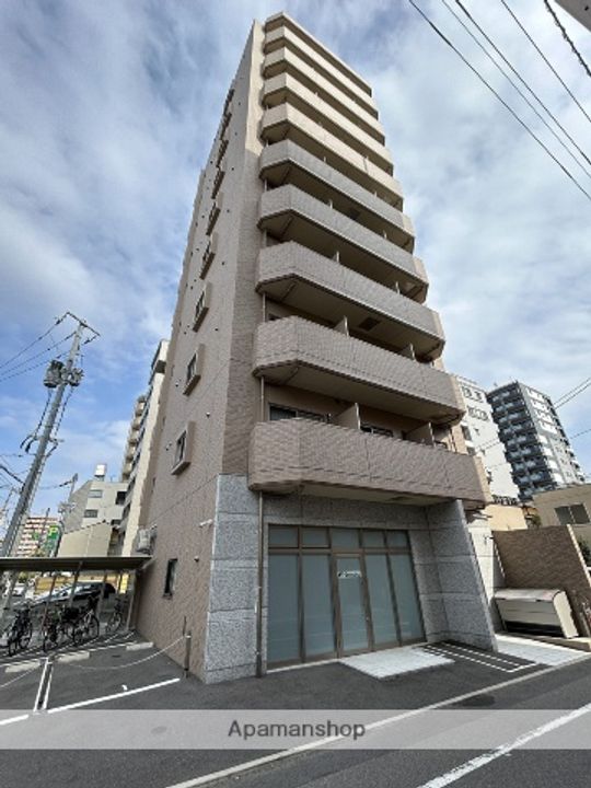 広島県広島市中区広瀬町の賃貸マンションの外観