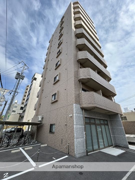 広島県広島市中区広瀬町の賃貸マンションの外観