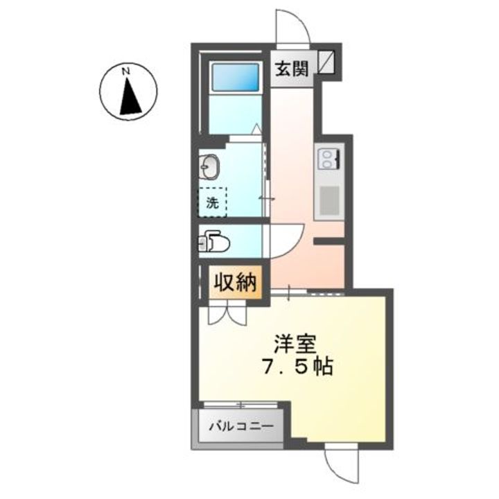 チコカメヤマの間取り
