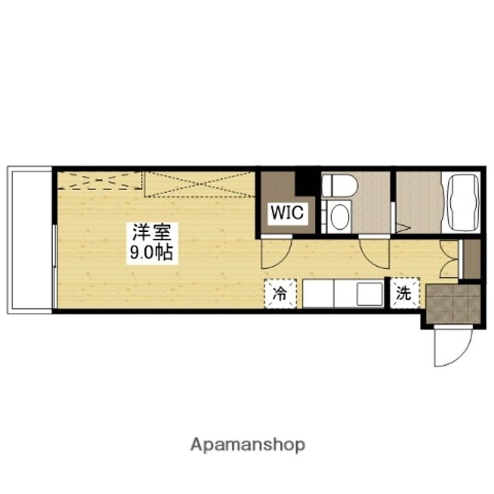 広島県広島市佐伯区屋代1丁目の賃貸アパートの間取り
