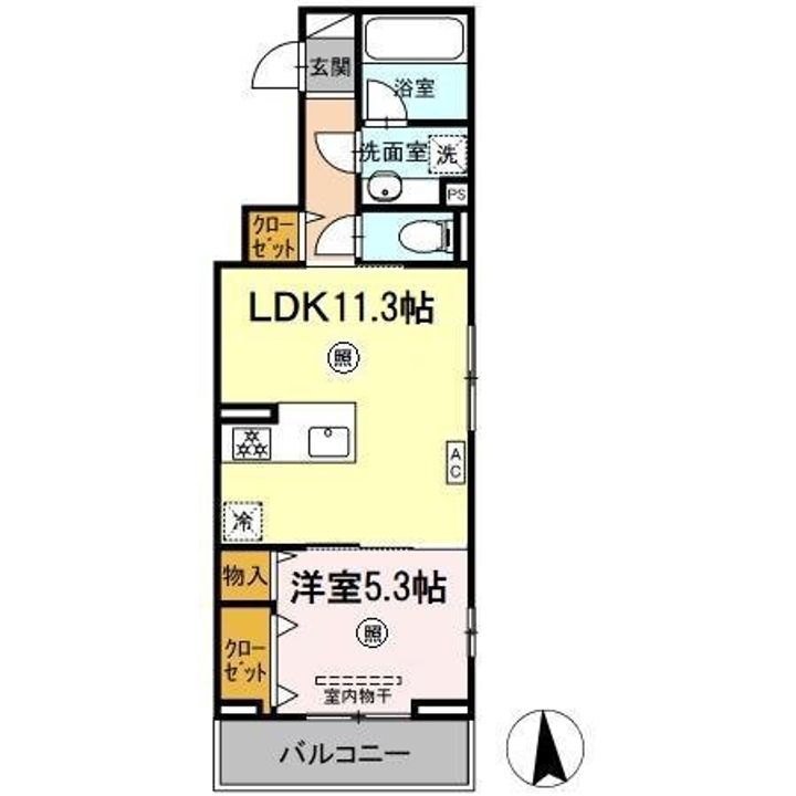 OLIVEの間取り