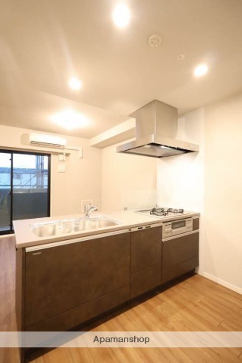 広島県広島市中区三川町の賃貸マンションのキッチン