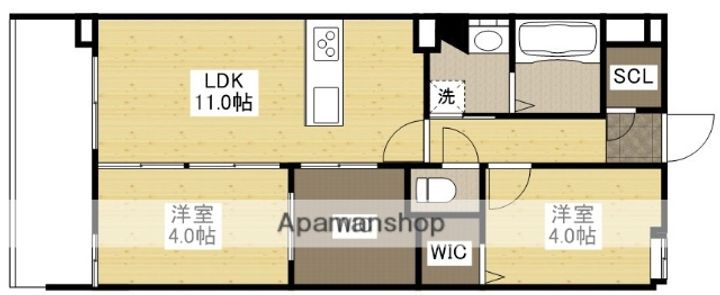 FLAX十日市の間取り