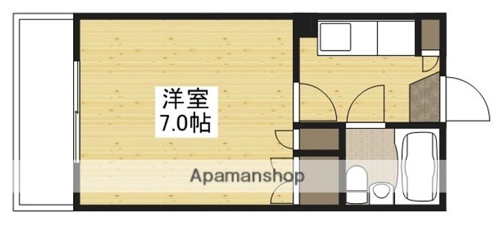 広島県広島市西区三篠北町の賃貸マンションの間取り