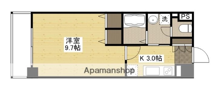 広島県広島市中区大手町3丁目の賃貸マンションの間取り