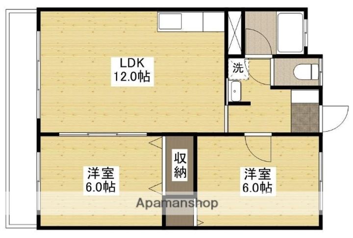 サンコーポの間取り