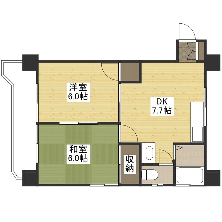 エイトビル横川新町の間取り