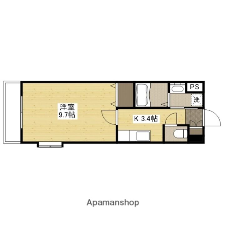 ディオパルテ祇園の間取り