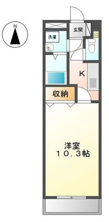クオリテイハイムKの間取り