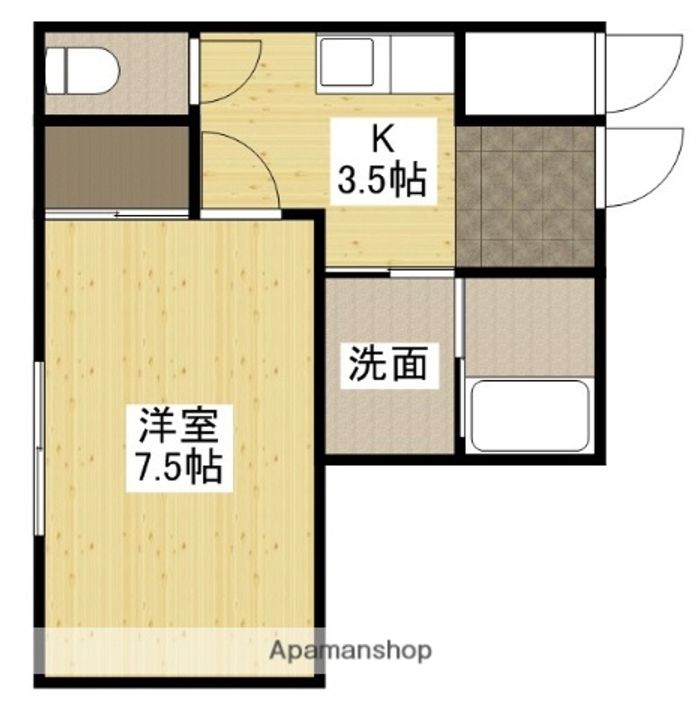 波田ビル5の間取り