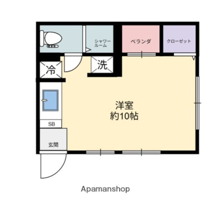 コーポみささの間取り