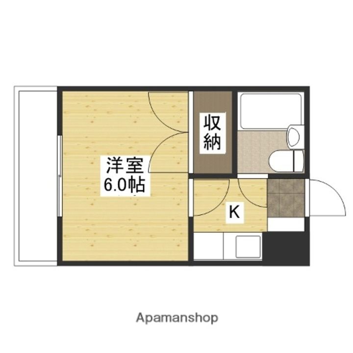 大芝グリーンコーポの間取り