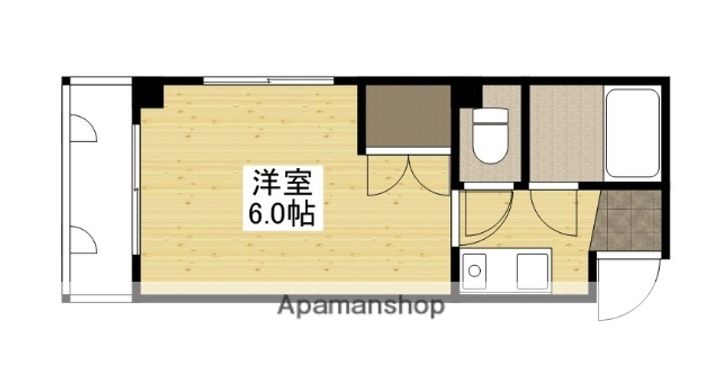 サンライズ矢賀Bの間取り