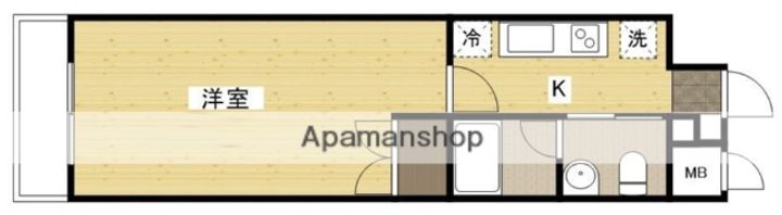 ウイング稲荷町の間取り