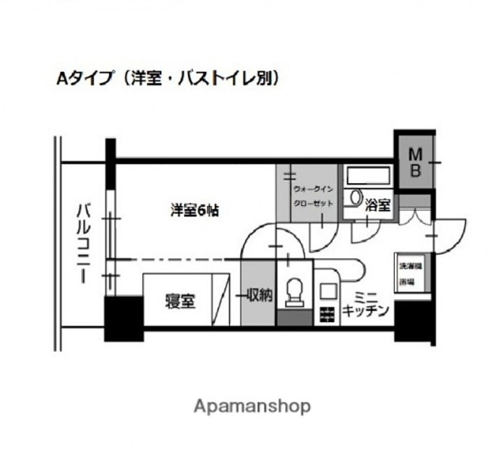 ラポール中島の間取り