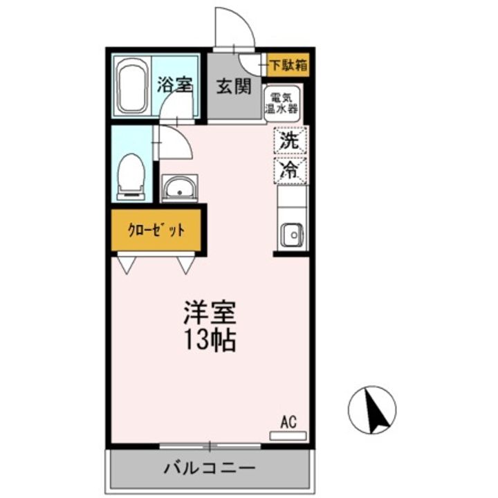 脇コーポ徳丸の間取り