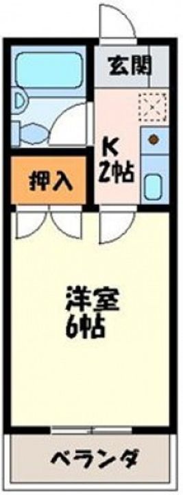 カーサ駅前302号室の間取り