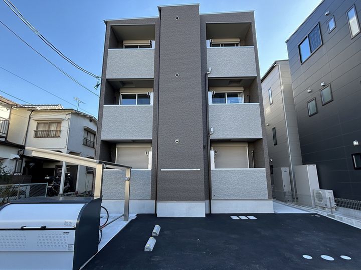 広島県広島市中区江波東1丁目の賃貸アパートの外観