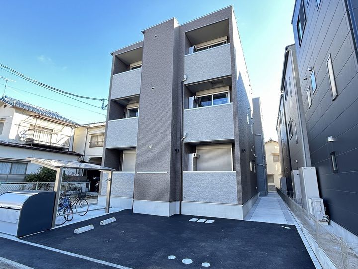 広島県広島市中区江波東1丁目の賃貸アパートの外観