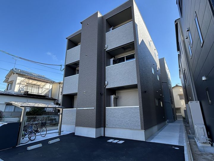 広島県広島市中区江波東1丁目の賃貸アパートの外観