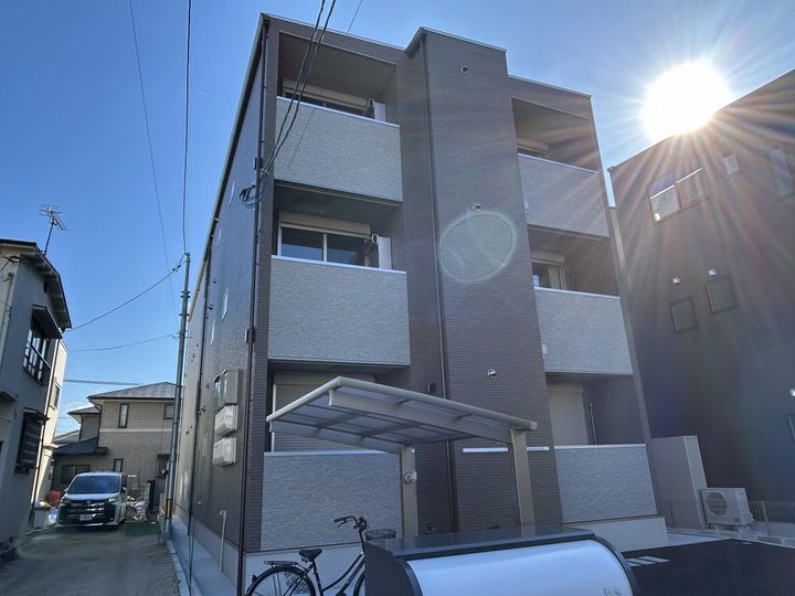 広島県広島市中区江波東1丁目の賃貸アパートの外観
