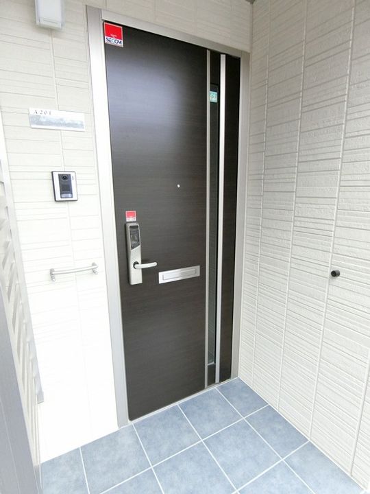 花水木ハイツ Aの玄関