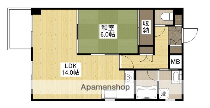 ベルソーレ松本の間取り
