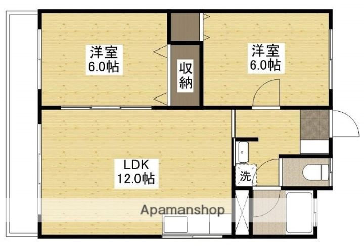 サンコーポの間取り