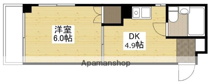 アクティブパレス比治山通りの間取り