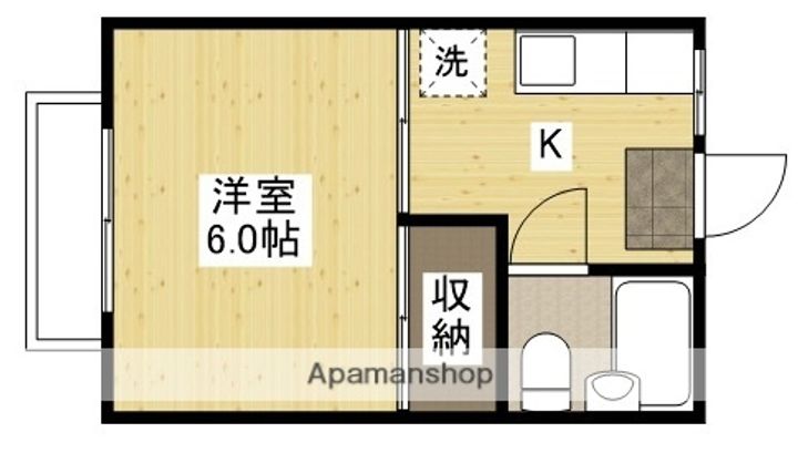 アレイ牛田の間取り