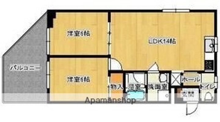川田ビルの間取り
