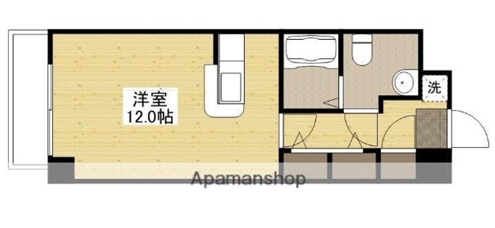 JR新白島駅前東亜ビルの間取り