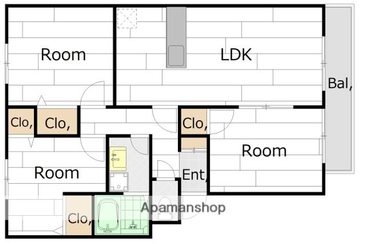 HOLLY HOUSEの間取り